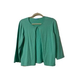 J McLaughlin  Womens Medium Knit Open Front Cardigan   Mint Green